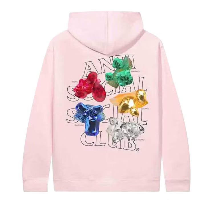 Anti Social Social Club Bussin Hoodie Pink