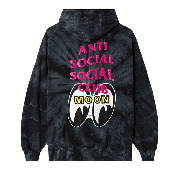 Anti Social Social Club x Mooneyes Stacked Hoodie Black Tie Dye