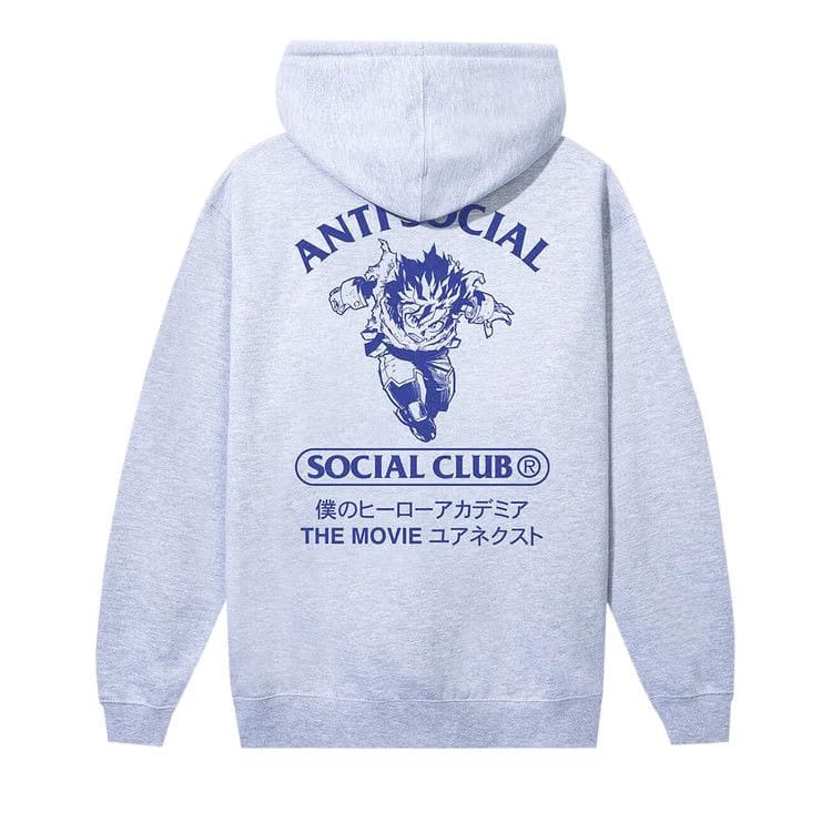 Anti Social Social Club Class 1-A Hoodie Gunmetal Heather