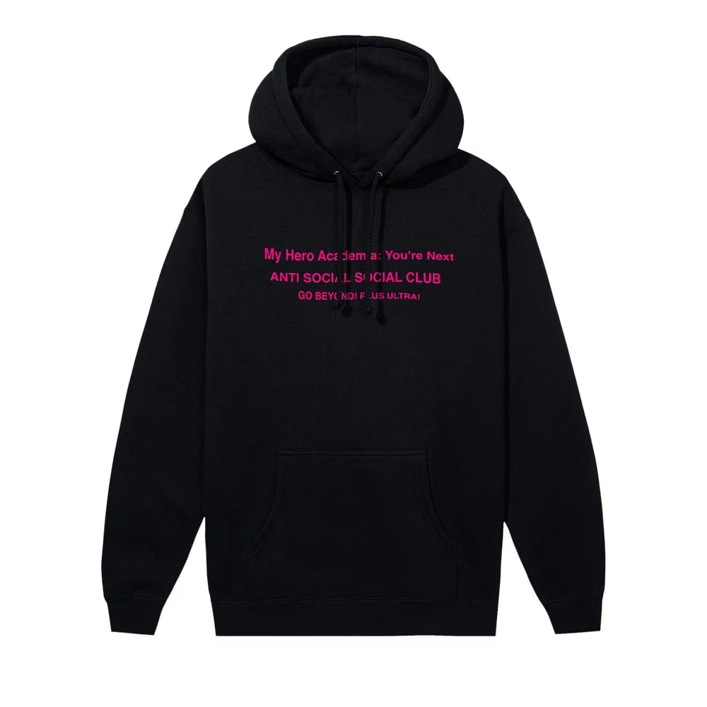 Anti Social Social Club One For All Hoodie Black