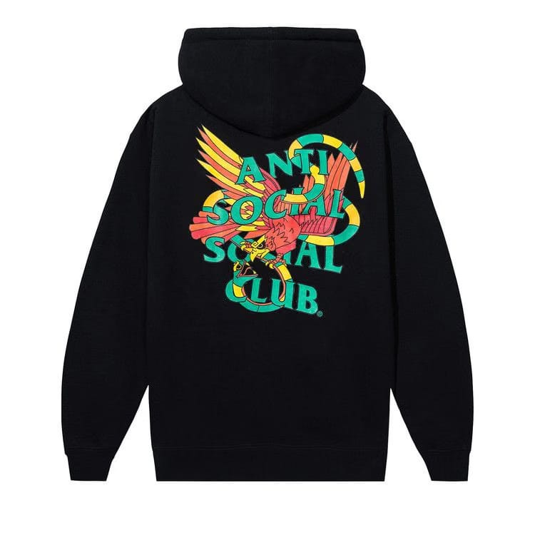 Anti Social Social Club Grappling Hoodie Black