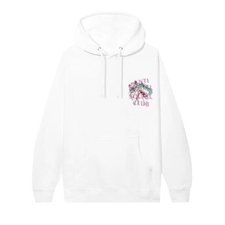 Anti Social Social Club x Goodsmile Racing Virtual Echo Hoodie White