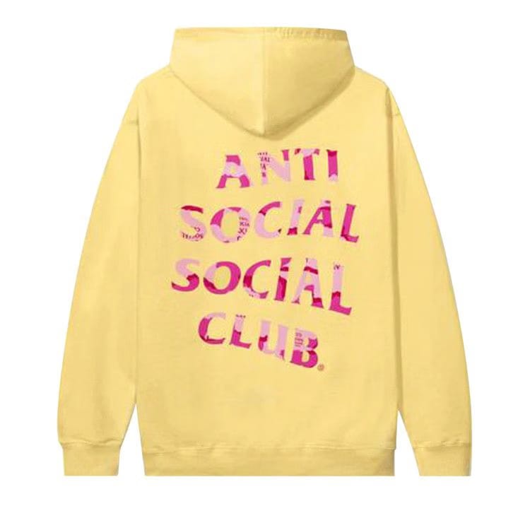 Anti Social Social Club Plain Sight Hoodie Yellow