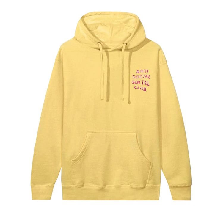 Anti Social Social Club Plain Sight Hoodie Yellow