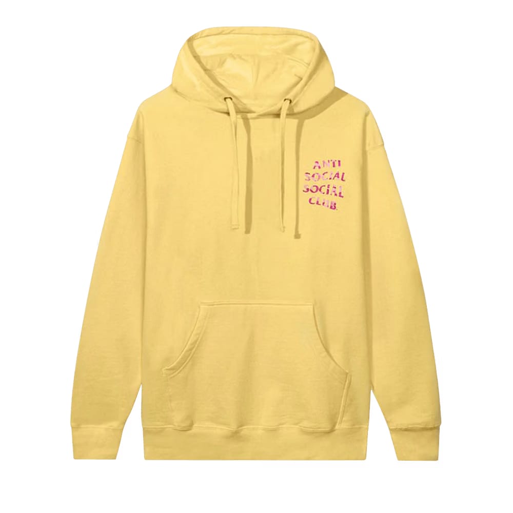 Anti Social Social Club Plain Sight Hoodie Yellow