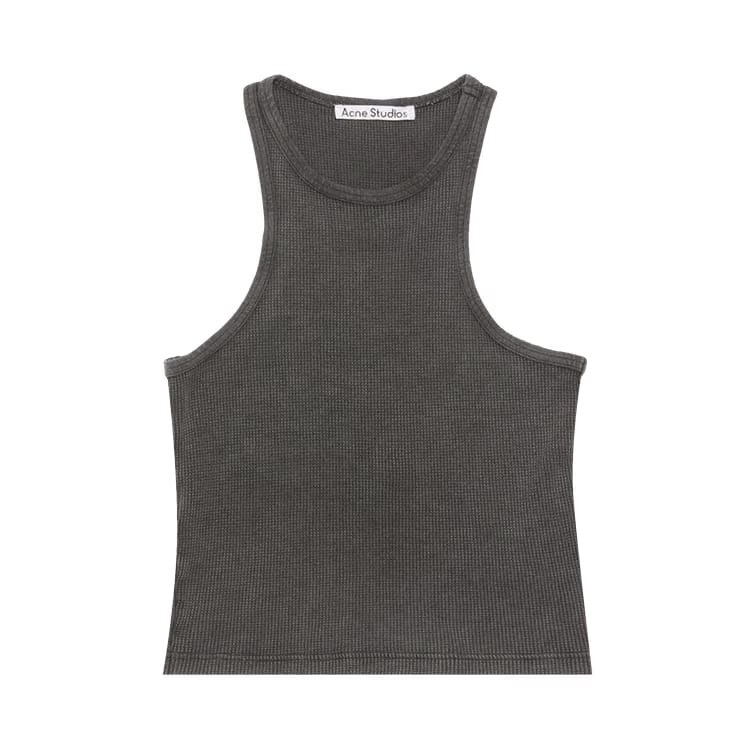 Acne Studios Logo T-Shirt Faded Black