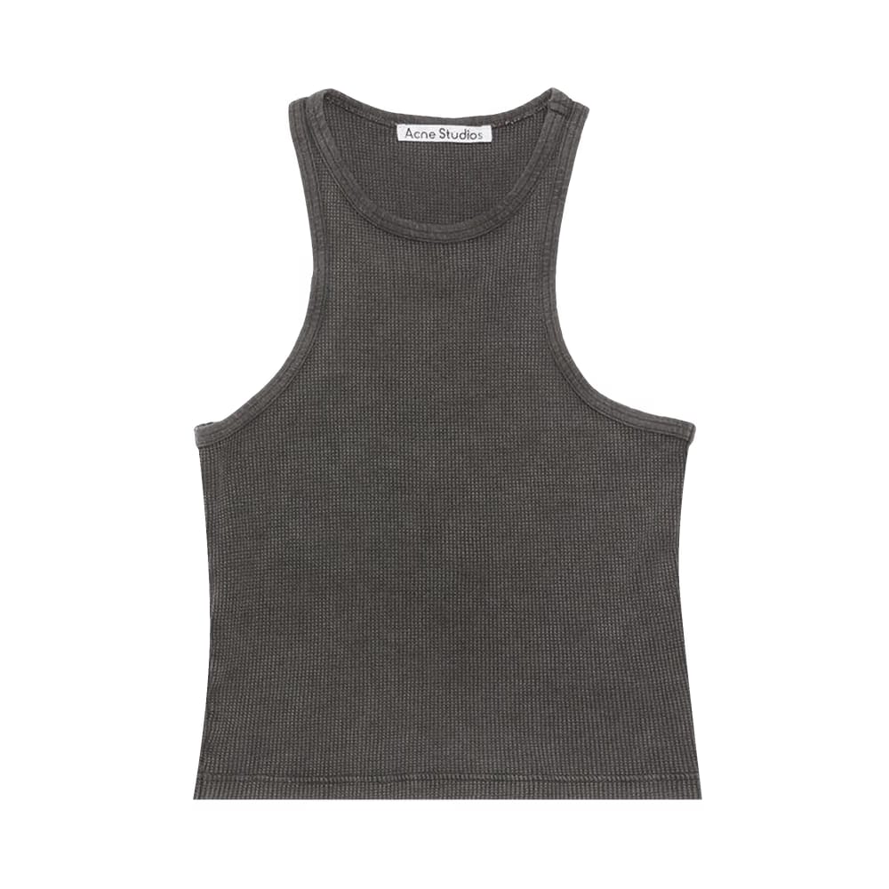 Acne Studios Logo T-Shirt Faded Black