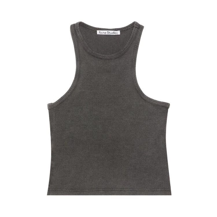 Acne Studios Logo T-Shirt Faded Black