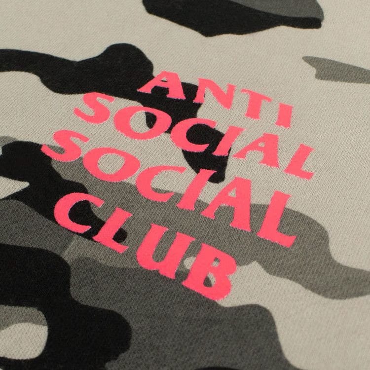 Anti Social Social Club Frozen ASSC Hoodie Green Camo