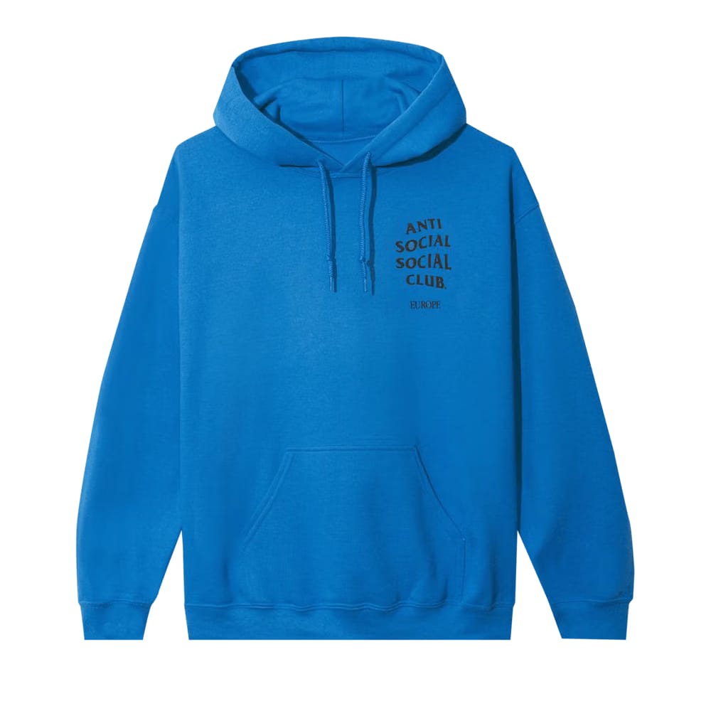 Anti Social Social Club Europe Hoodie Blue