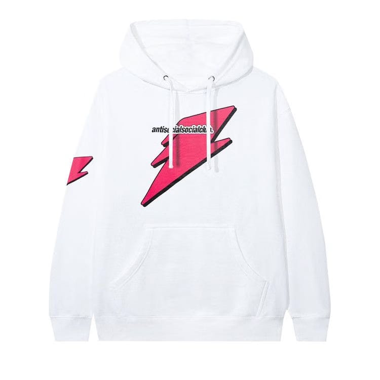 Anti Social Social Club Careless Bolt Hoodie White