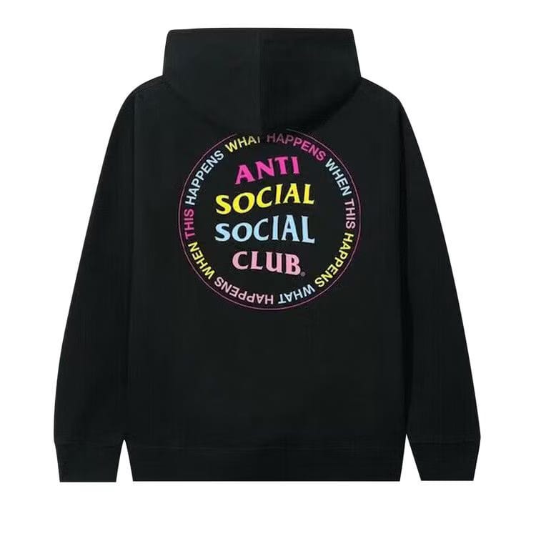 Anti Social Social Club What Happened Hoodie Black