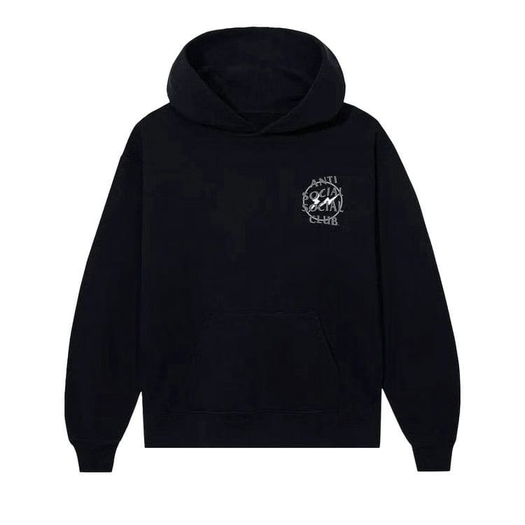 Anti Social Social Club x Fragment Half Tone Hoodie Black/Grey