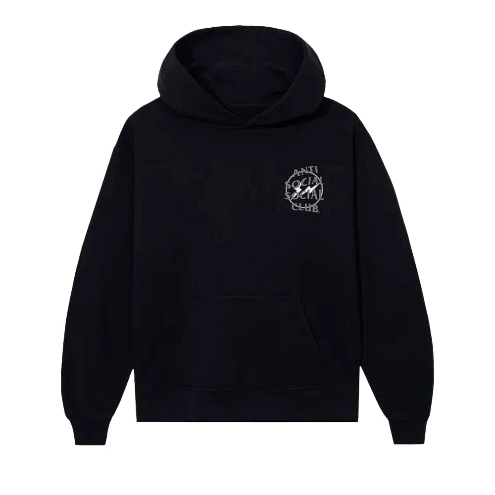 Anti Social Social Club x Fragment Half Tone Hoodie Black/Grey