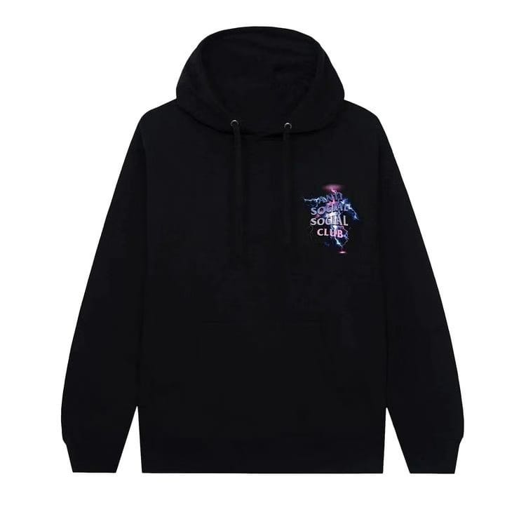 Anti Social Social Club x Fragment Bolt Hoodie Black/Blue