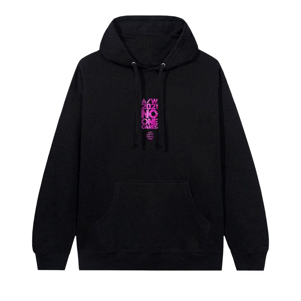 Anti Social Social Club No1 Curr Hoodie Black