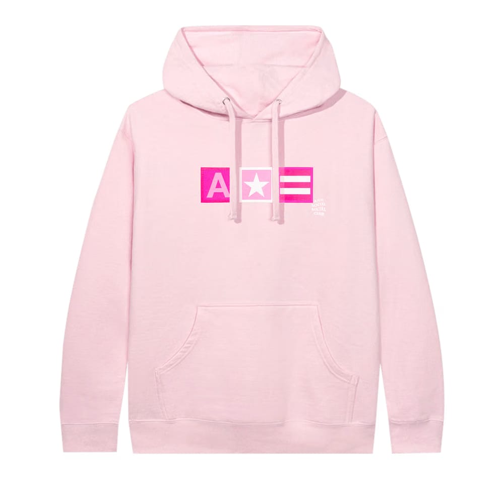Anti Social Social Club No Hope For Us Hoodie Pink