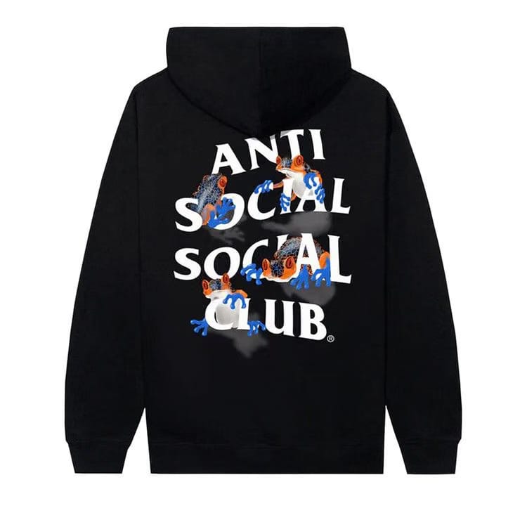 Anti Social Social Club Amazon Hoodie Black