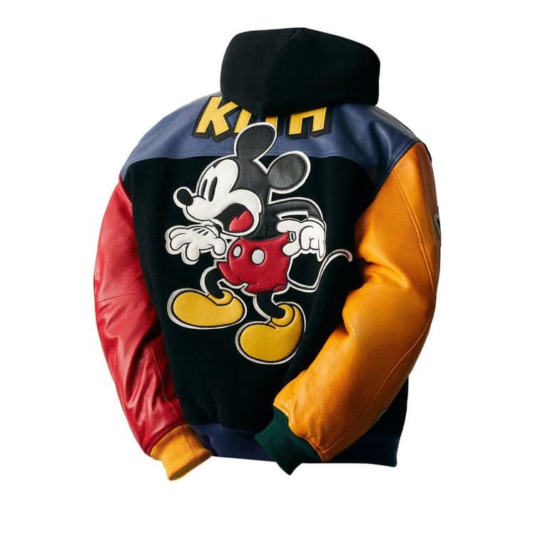 Kith For Mickey & Friends Wool Varsity Jacket Black