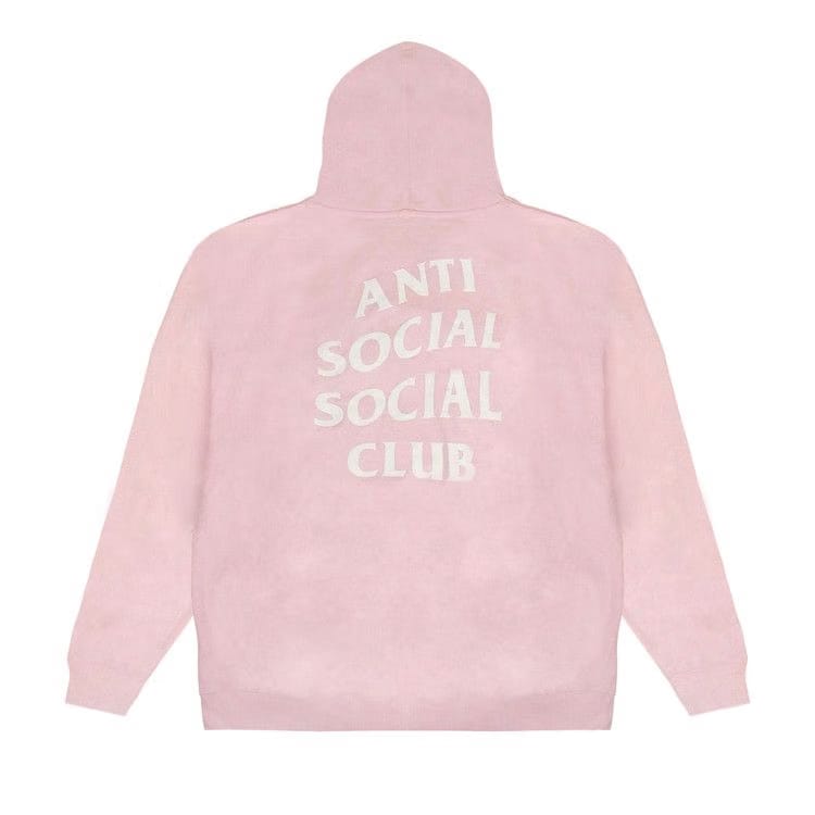 Anti Social Social Club Logo Hoodie Pink