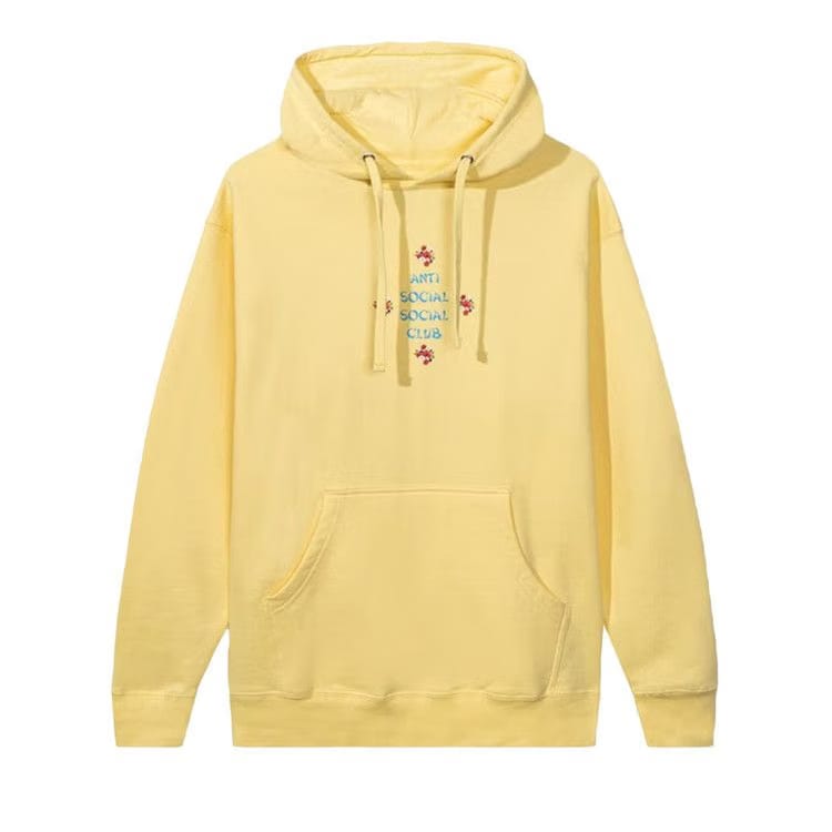 Anti Social Social Club 2 Much Of Heaven Hoodie Yellow