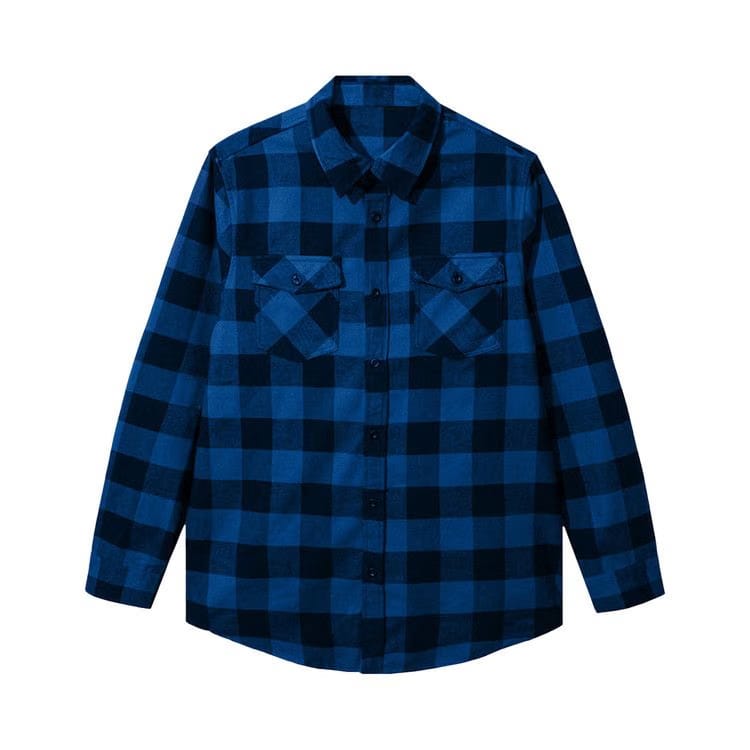 Anti Social Social Club A Fire Inside Flannel Blue
