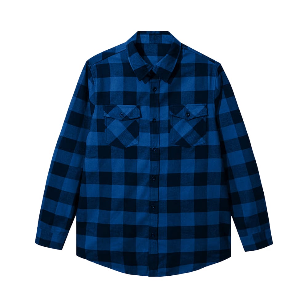 Anti Social Social Club A Fire Inside Flannel Blue