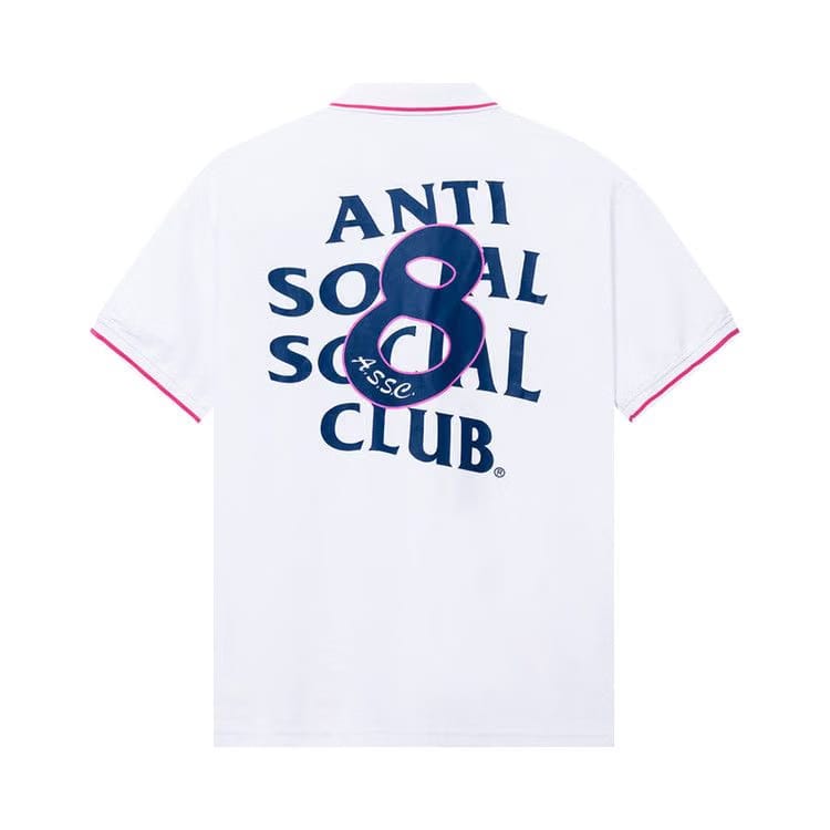 Anti Social Social Club Monegasque Polo Shirt White