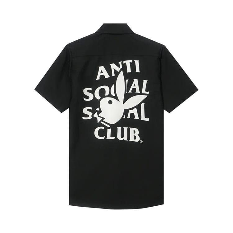 Anti Social Social Club x Playboy Photographer Work Shirt Black