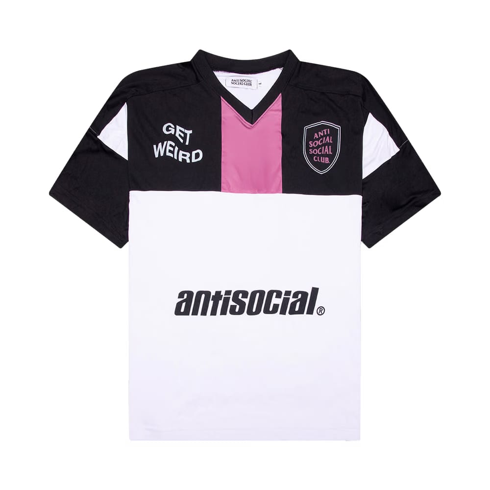 Anti Social Social Club Get Weird Soccer Jersey White