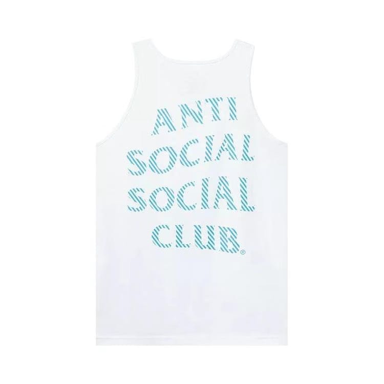 Anti Social Social Club Goodbye Summer Tank Top White