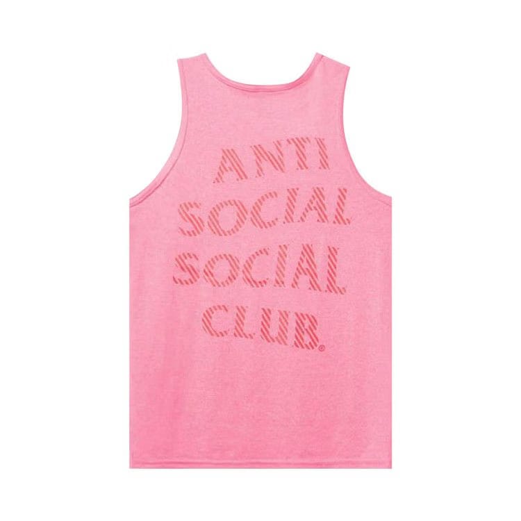 Anti Social Social Club Goodbye Summer Tank Top Pink