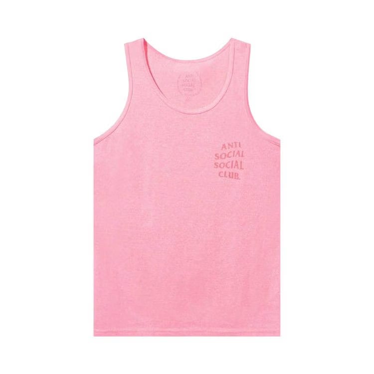 Anti Social Social Club Goodbye Summer Tank Top Pink