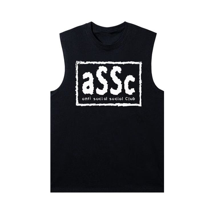 Anti Social Social Club x WWE NWO Muscle Tank Black