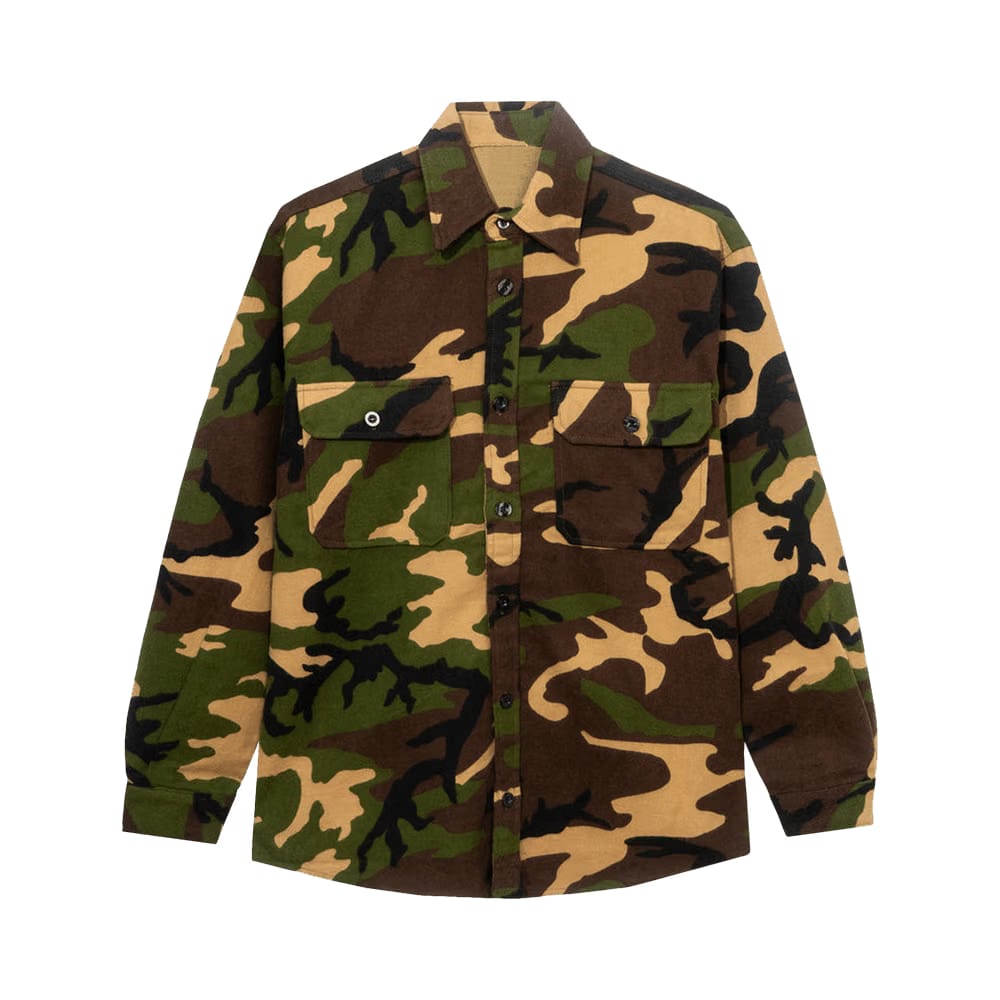 Anti Social Social Club Dialtone Camo Flannel Camo
