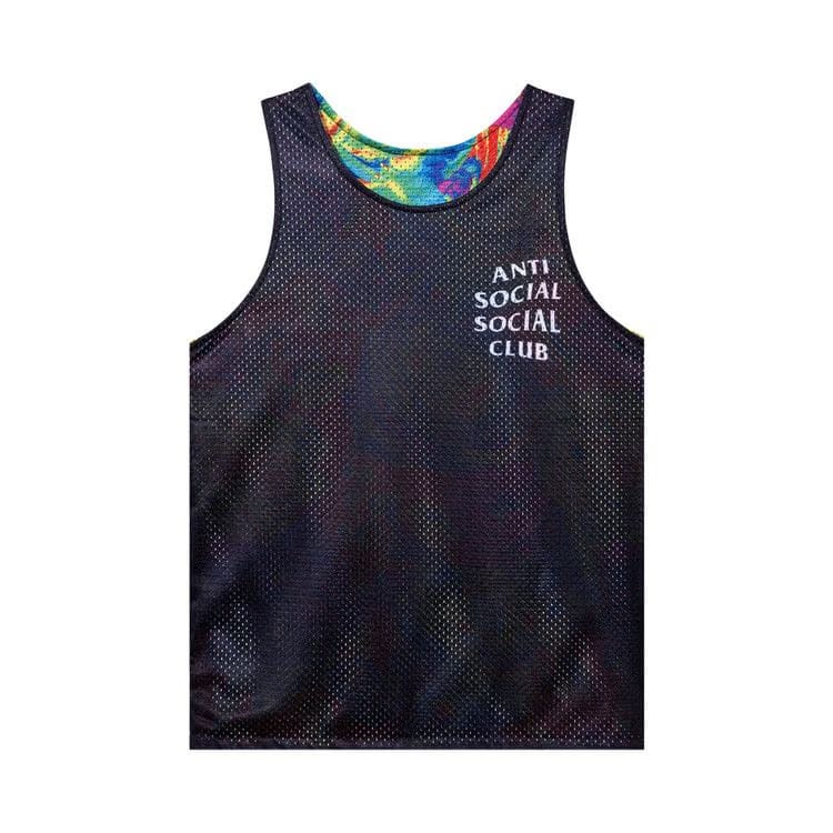 Anti Social Social Club Pedals On The Floor Reversible Mesh Tank Top Multicolor