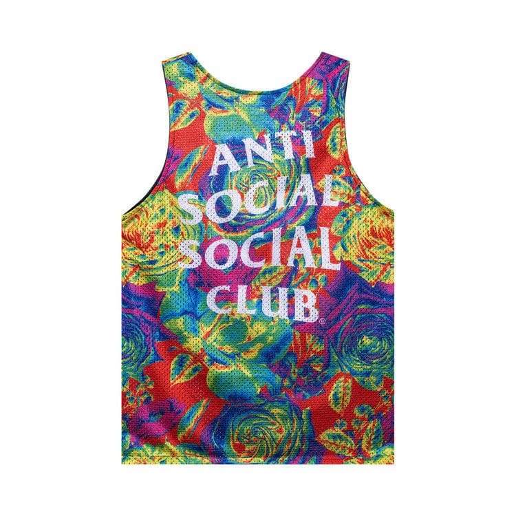 Anti Social Social Club Pedals On The Floor Reversible Mesh Tank Top Multicolor