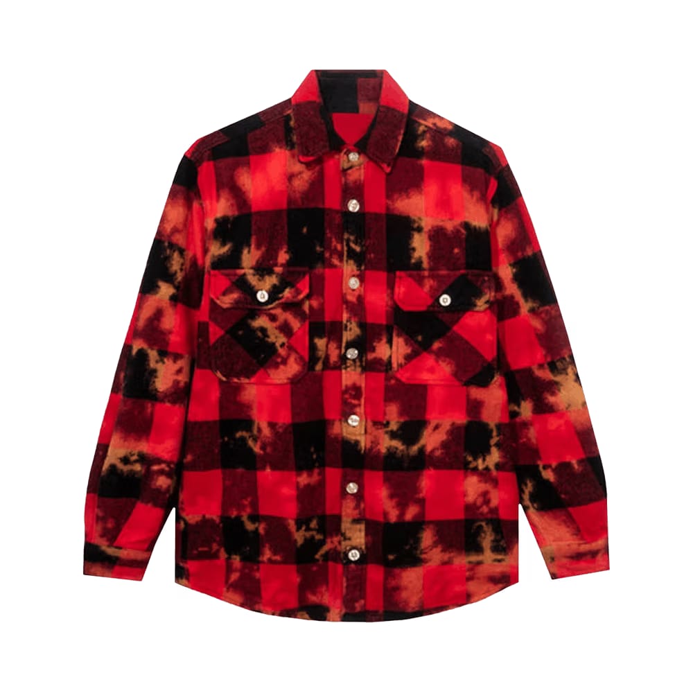 Anti Social Social Club Chromey Flannel Red