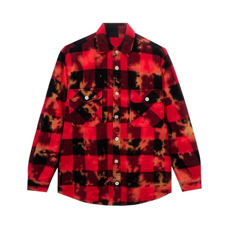 Anti Social Social Club Chromey Flannel Red