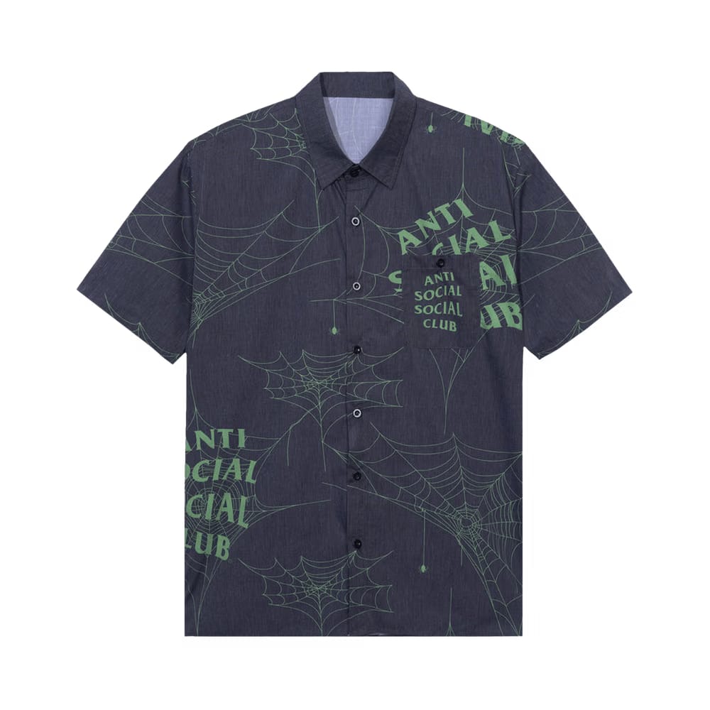 Anti Social Social Club Crawling In The Dark Button up Black