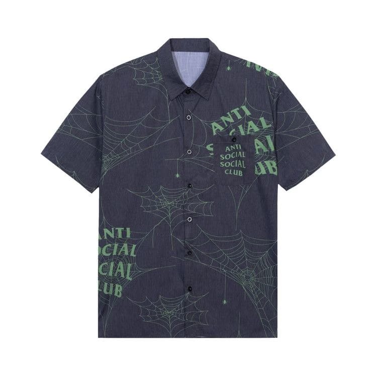 Anti Social Social Club Crawling In The Dark Button up Black