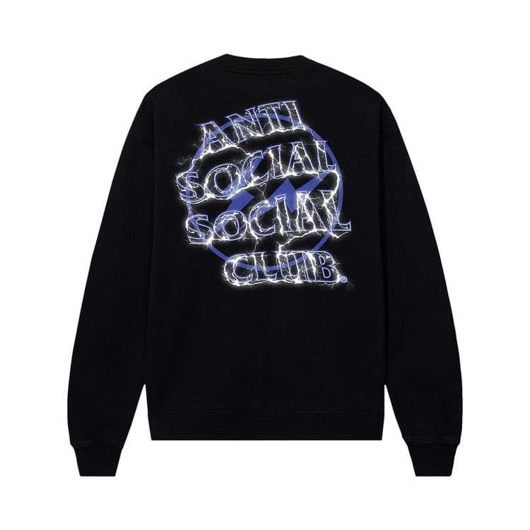 Anti Social Social Club x Fragment Design Bolt Crewneck Black/Navy