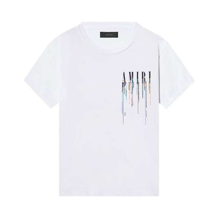 Amiri Paint Drip Core Logo T-Shirt White