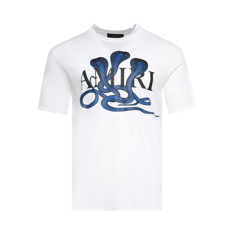 Amiri Snake T-Shirt White/Blue