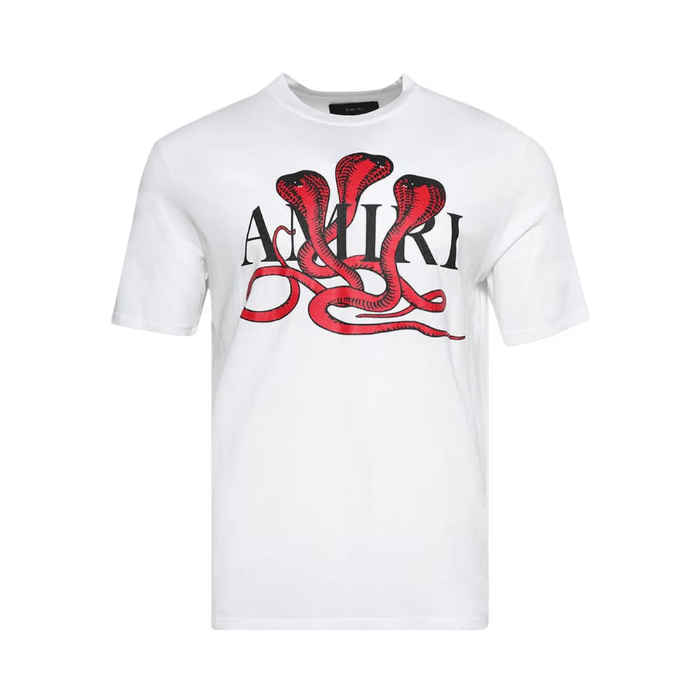 Amiri Snake T-Shirt White/Red