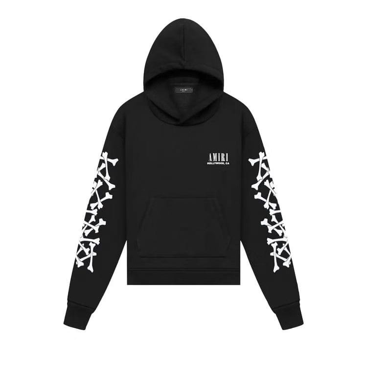 Amiri Kids Bones Hoodie Black