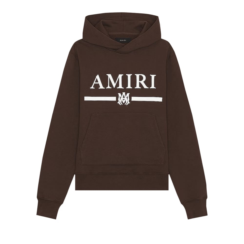 Amiri MA Bar Hoodie Brown