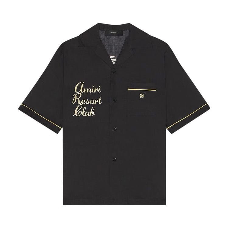 Amiri Twisted Palms Shirt Black