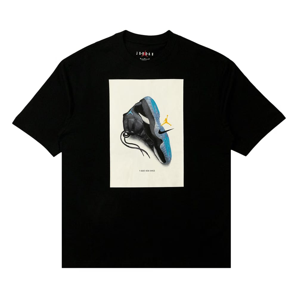 Air Jordan Brooklyn AJ11 Gamma T-Shirt Black