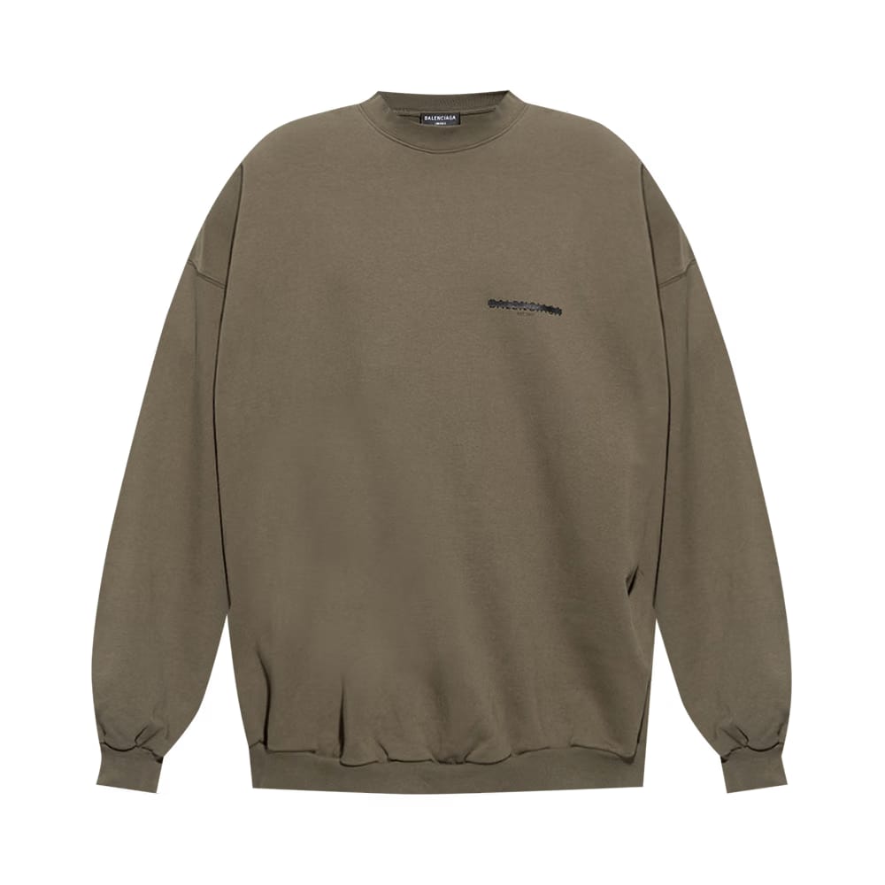 Balenciaga Oversized Crewneck Khaki